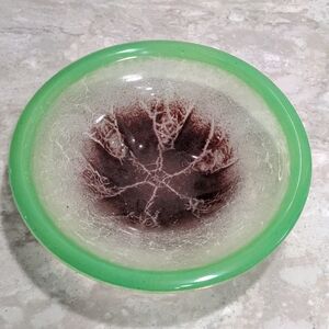 EUC Vintage Ikora Glass Bowl by Karl Wiedmann for WMF